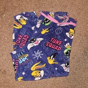 Space Jam Tune Squad Fleece Pajama Pants Plus Size